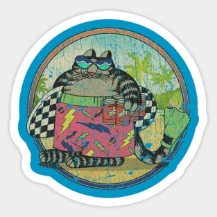 Surf Cat 1980 Sticker